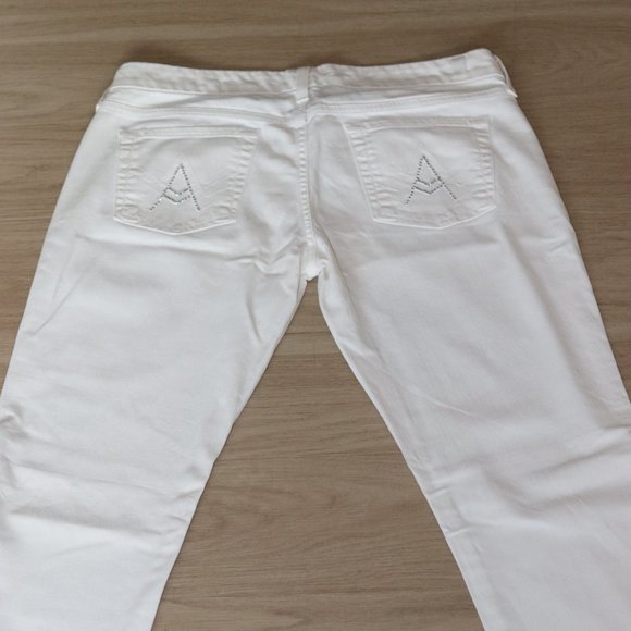 7 For All Mankind Denim - 7 For All Mankind Flare White A Jeans